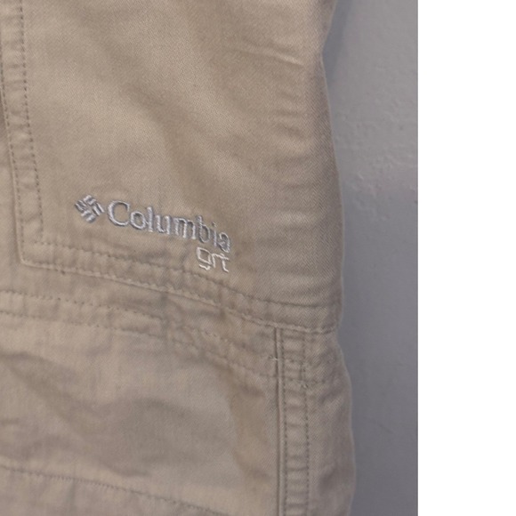 Columbia GRT Cargo Shorts Khaki Tan Mens XXL Belted Outdoor Hiking Gorpcore - Picture 2 of 8